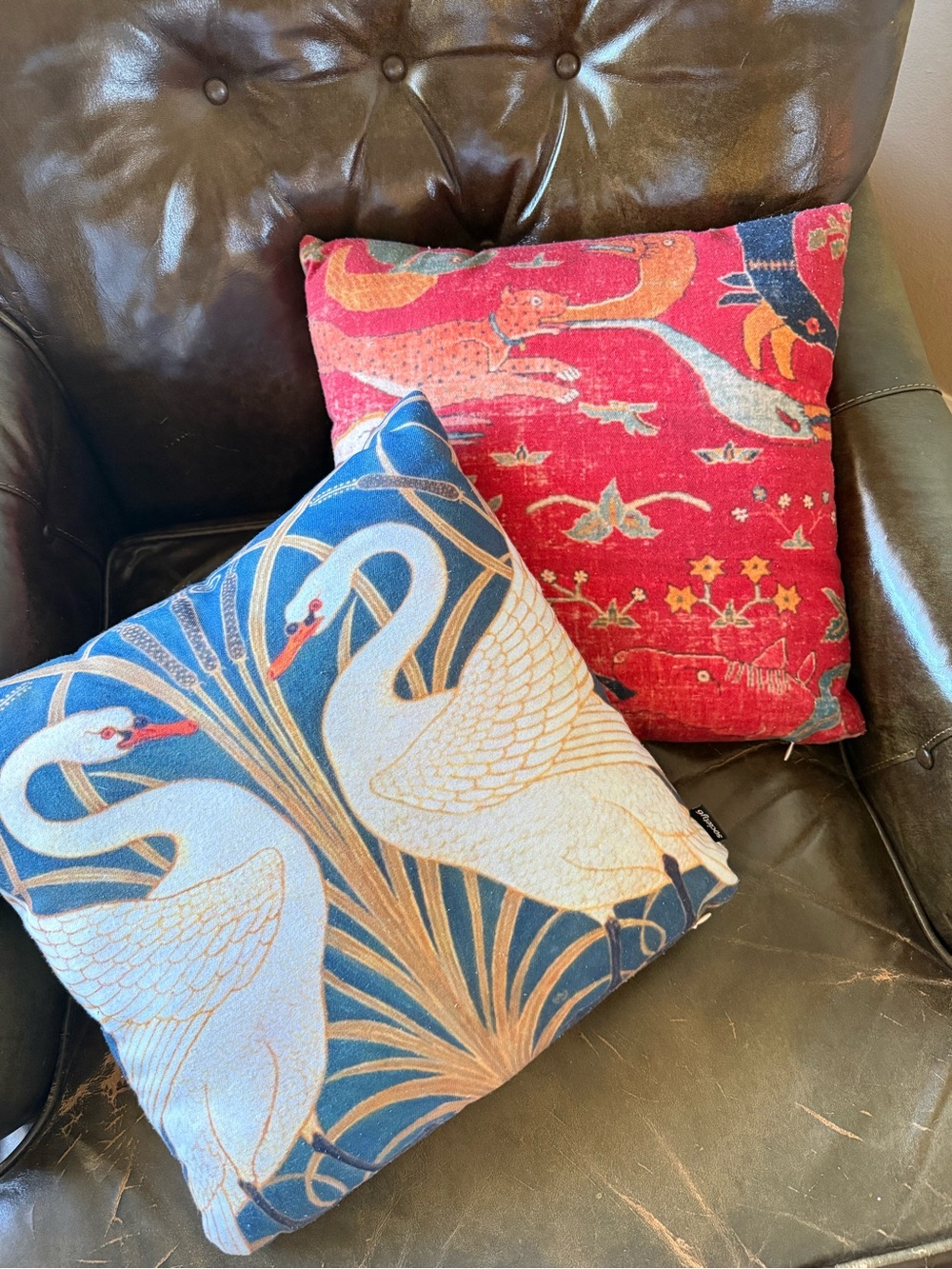Decorative throw pillows